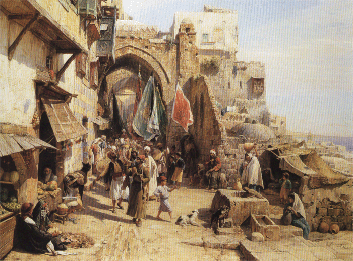 Jaffa Street Scene.